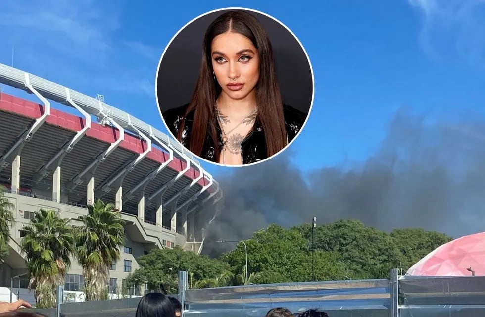 Incendios a las afueras del Estadio River Plate: ¿qué pasa con el show de María Becerra?