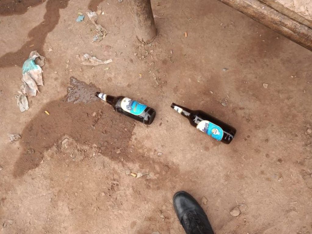 Las bebidas alcohólicas fueron secuestradas.
