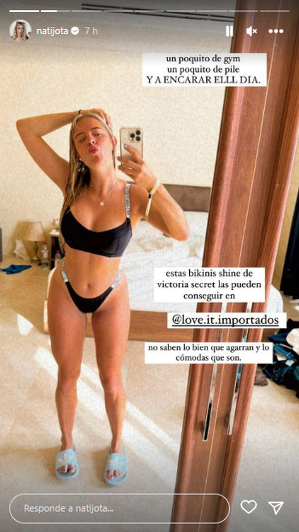 Enamoró a todos sus seguidores de Instagram luciendo una espectacular bikini
