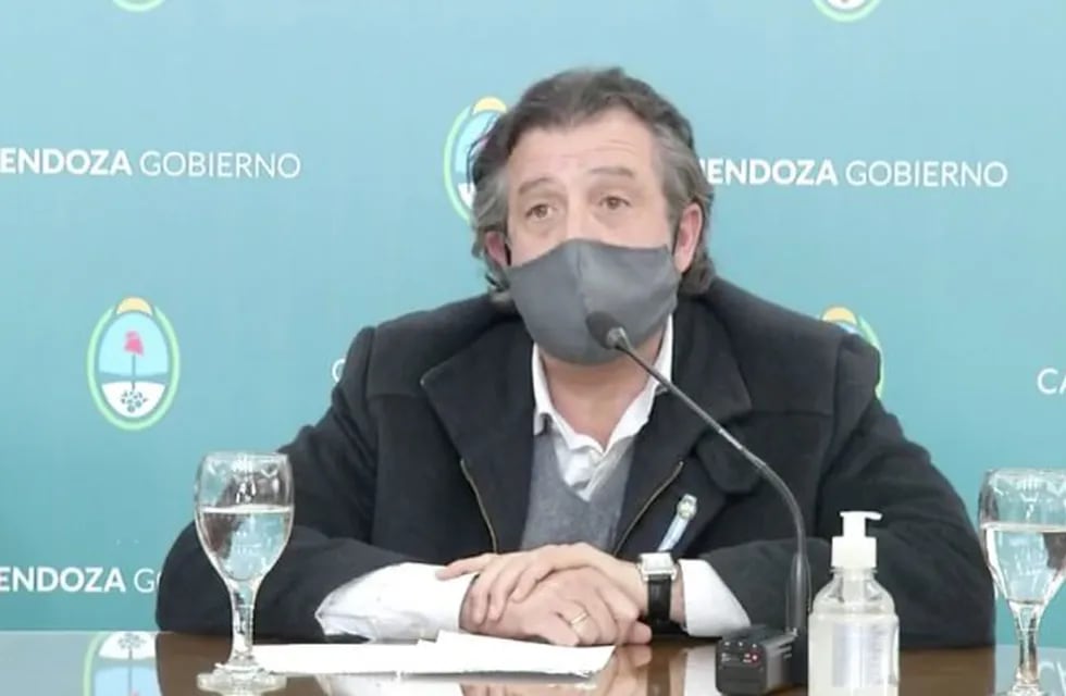 El ministro de Gobierno Víctor Ibáñez reconoció que si la situación de complica se evaluarán nuevas medidas. Gentileza Gobierno de Mendoza