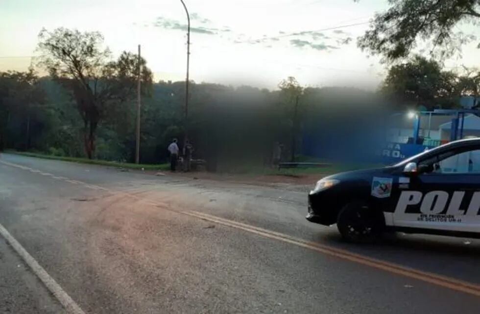 Oberá: peatón fue atropellado por un motociclista