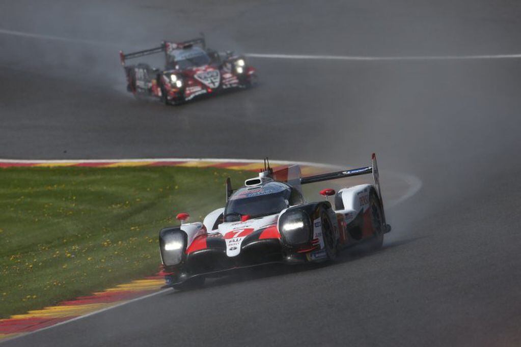 Pechito López (Toyota), en las 6 Horas de Spa, Bélgica, anteúltima fecha del Mundial de Resistencia (WEC) 2018-2019.