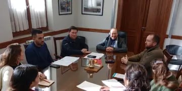 Tres Arroyos: Referentes del INTI de Tandil se reunieron con el intendente Sánchez