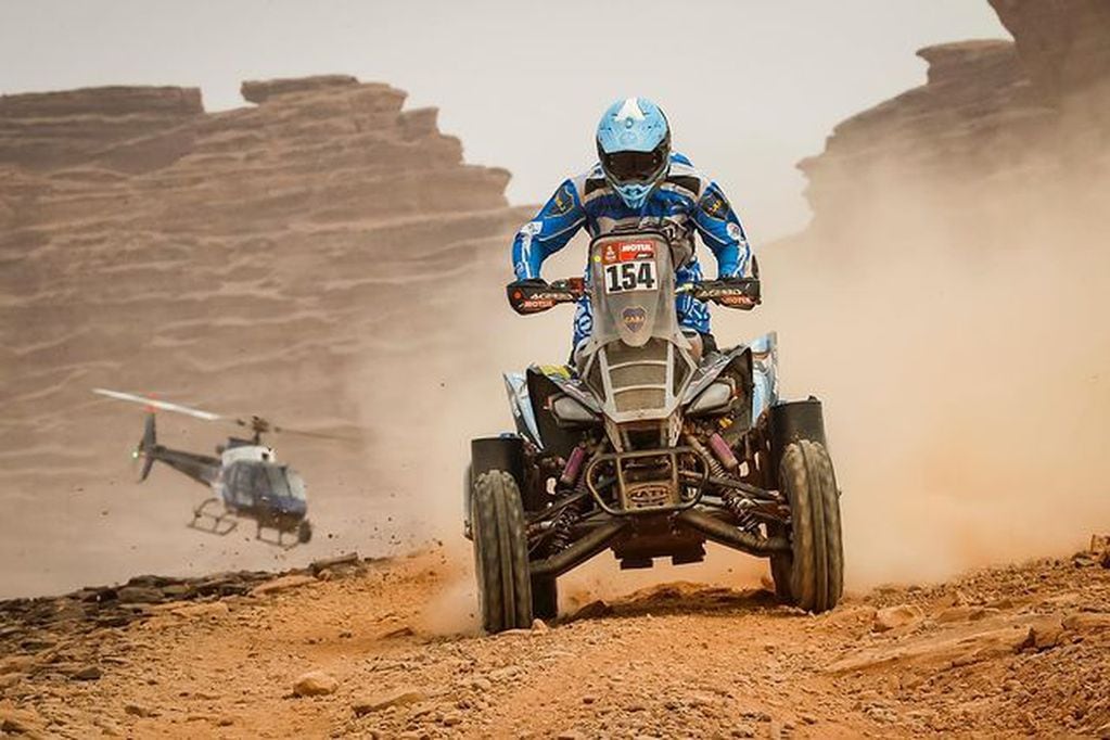 El bonaerense Manuel Andújar dominó el Dakar 2021 en la categoría Quads (Cuatriciclos).