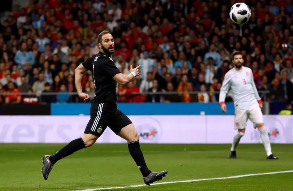 El increíble gol que erró Gonzalo Higuaín. Foto: REUTER.