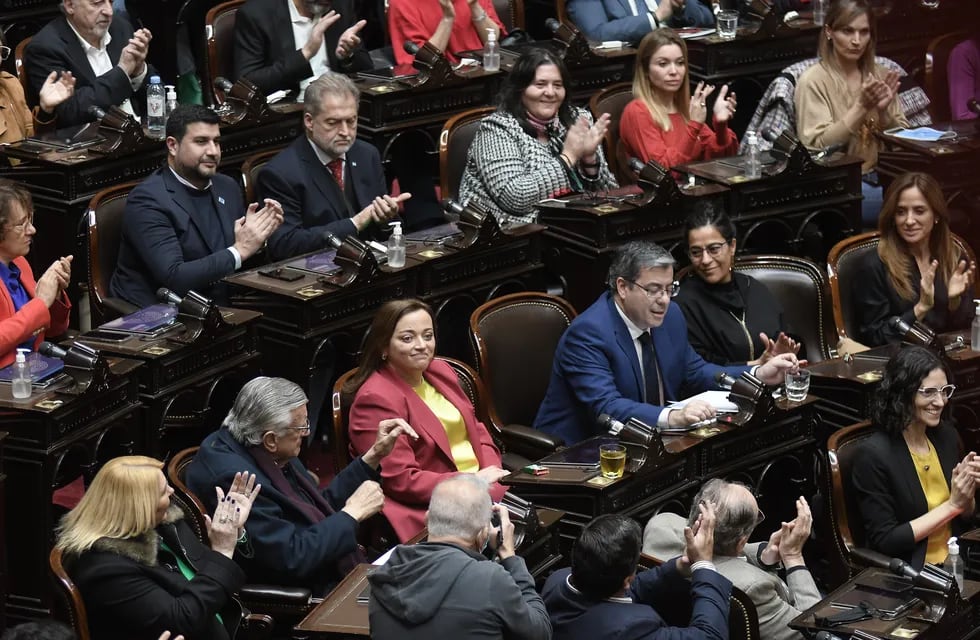 Sesión especial en Diputados para repudiar el atentado contra Cristina Kichner.
Foto Federico Lopez Claro