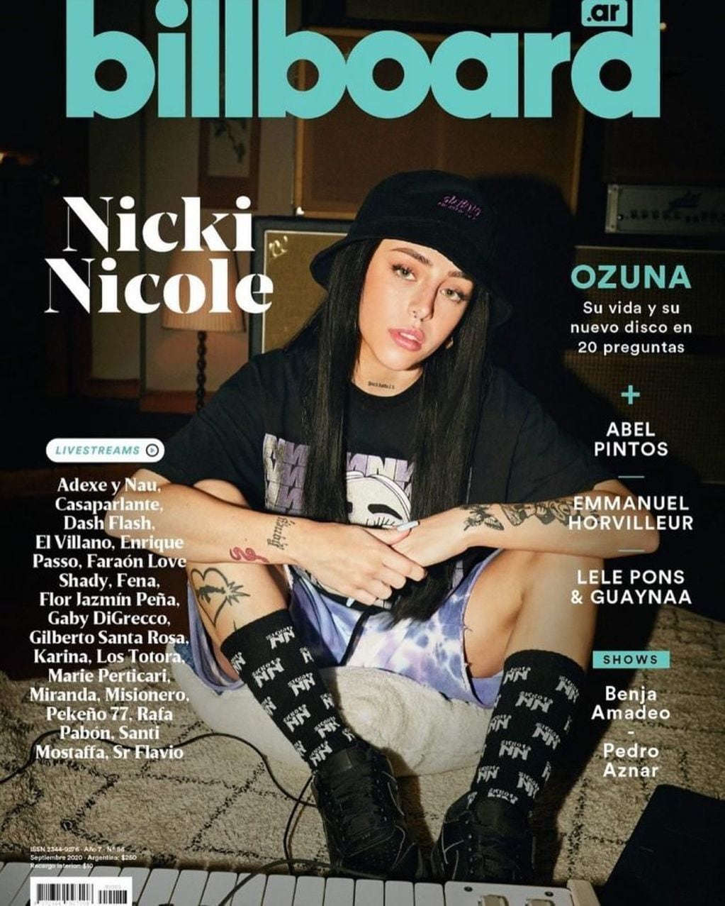 La rosarina Nicki Nicole en la tapa de Billboard