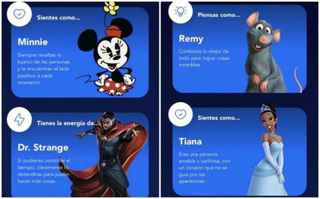 A qué personaje de Disney Plus te pareces (foto: web)
