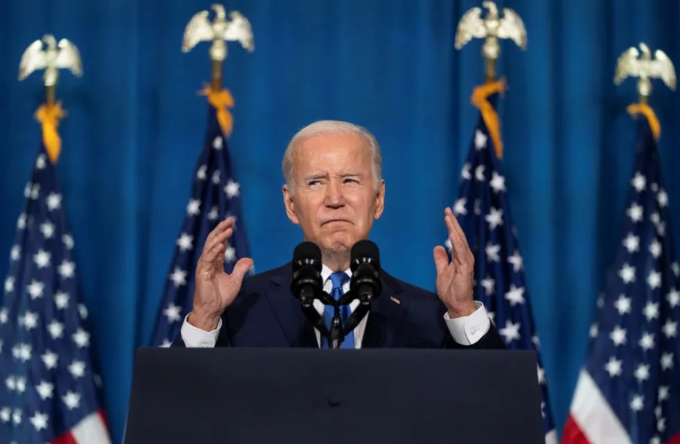 Comprometido: hallaron documentos clasificados en la casa particular de Joe Biden. Foto: AP.