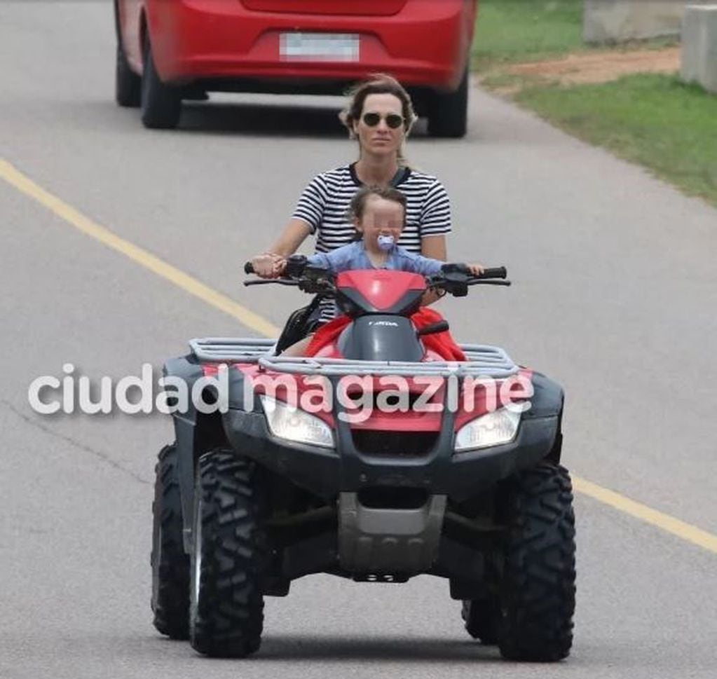 Lara Bernasconi con su hijo Iñaki (Foto: GM Press)