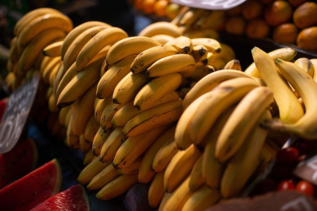 La fruta de lujo, la banana. 