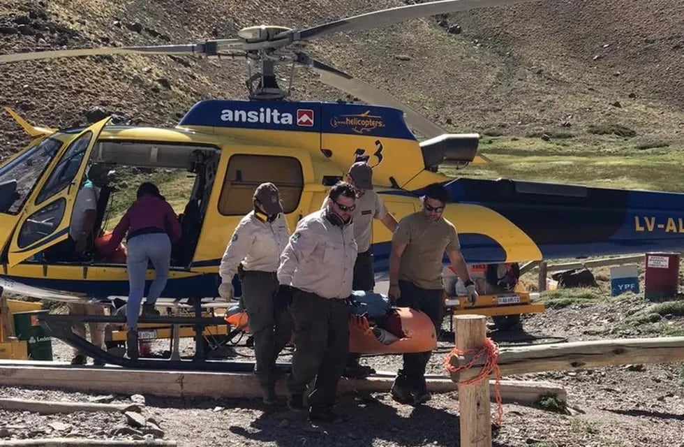 Una andinista bonaerense de 35 años fue rescatada en el Cerro Aconcagua.
