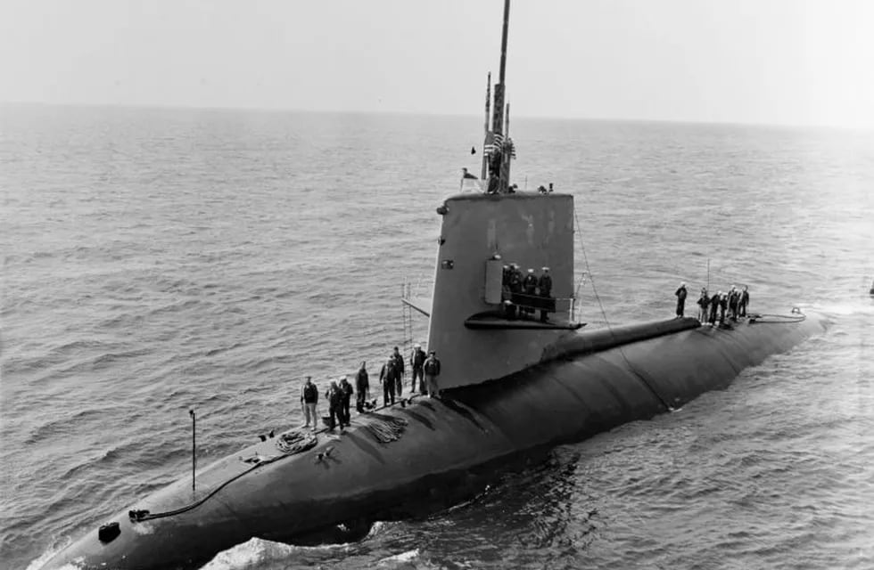 El submarino Scorpion en 1968. (AP)