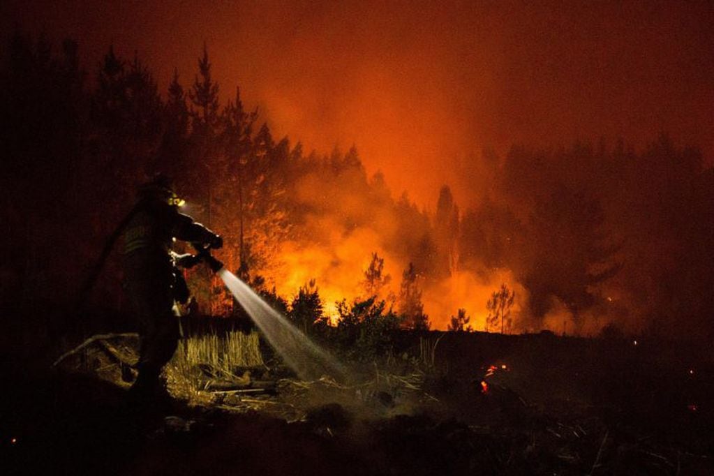 Incendios forestales en Chile (EFE)