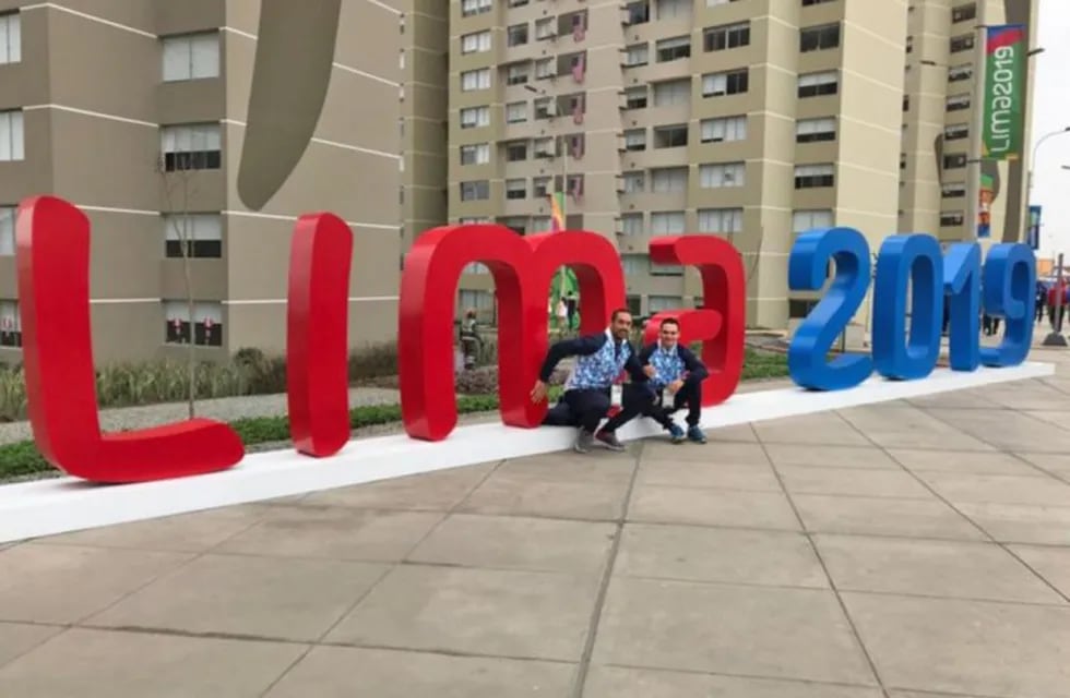 La dupla puntana en los Juegos Panamericanos de Lima 2019.