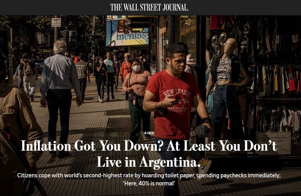 La nota de The Wall Street Journal sobre la inflación en Argentina