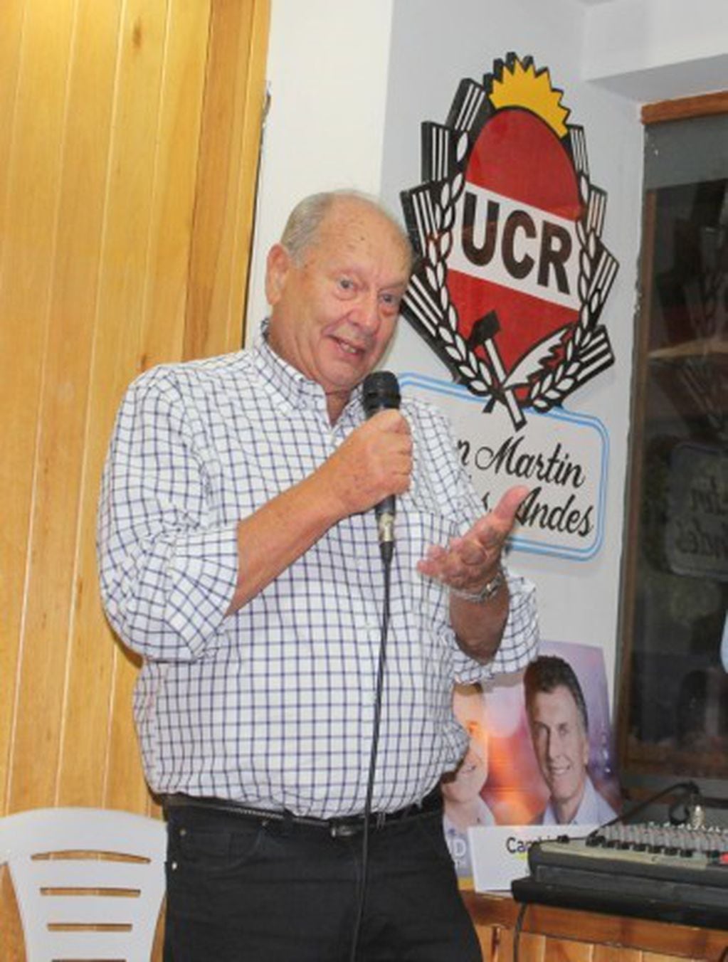 César Gass, presidente de la UCR en Neuquén (web).