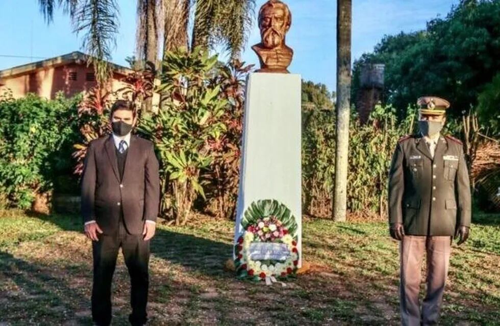 Realizaron un acto conmemorativo por el 199° aniversario de la muerte de Güemes en Eldorado