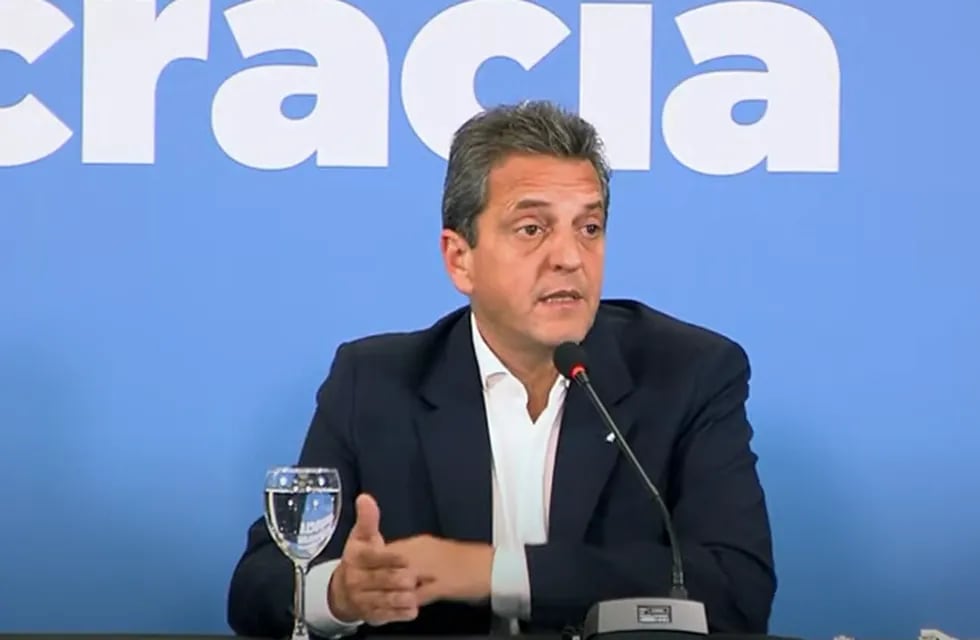 Sergio Massa, candidato a presidente de Unión por la Patria.