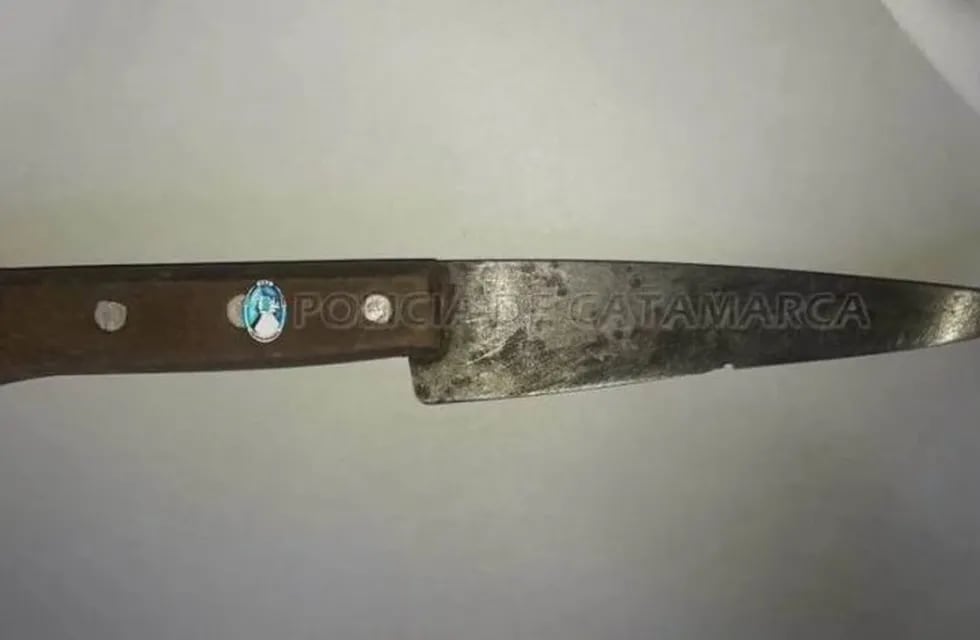 Ancasti: atacó a su suegro con un cuchillo de cocina (Foto: Policía de Catamarca)