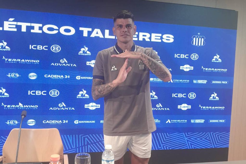 Gustavo Bou habló como nuevo jugador de Talleres (La Voz)
