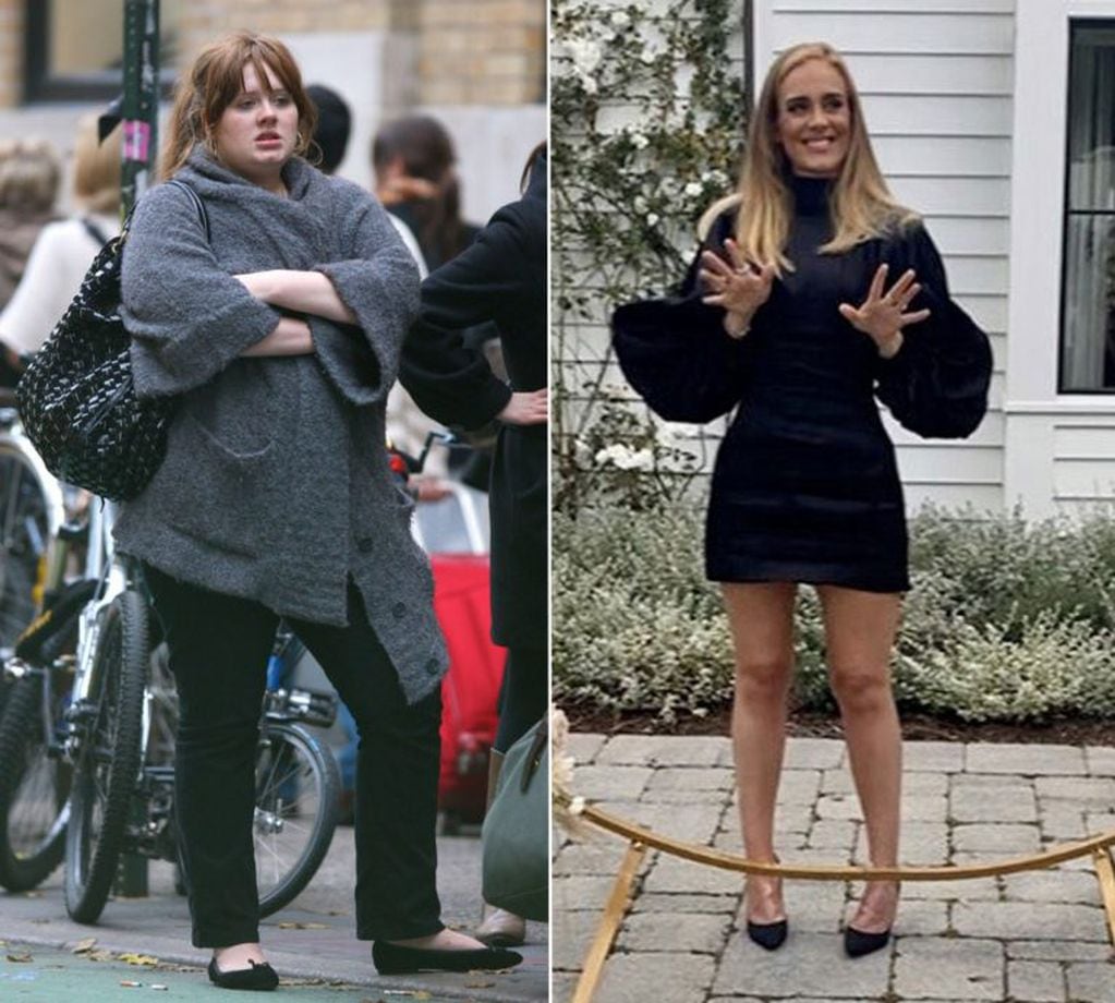 Nueva imagen de Adele y su delgada figura (Web)