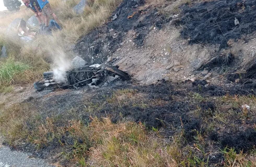 Imágenes del accidente registrado el pasado domingo 10 de abril, en Copina