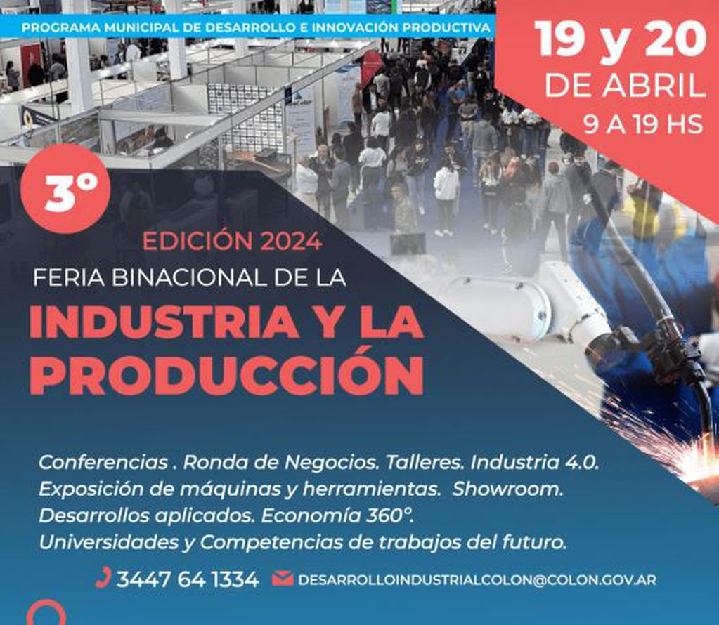Tercera Feria Binacional de la Industria y de la Producción.