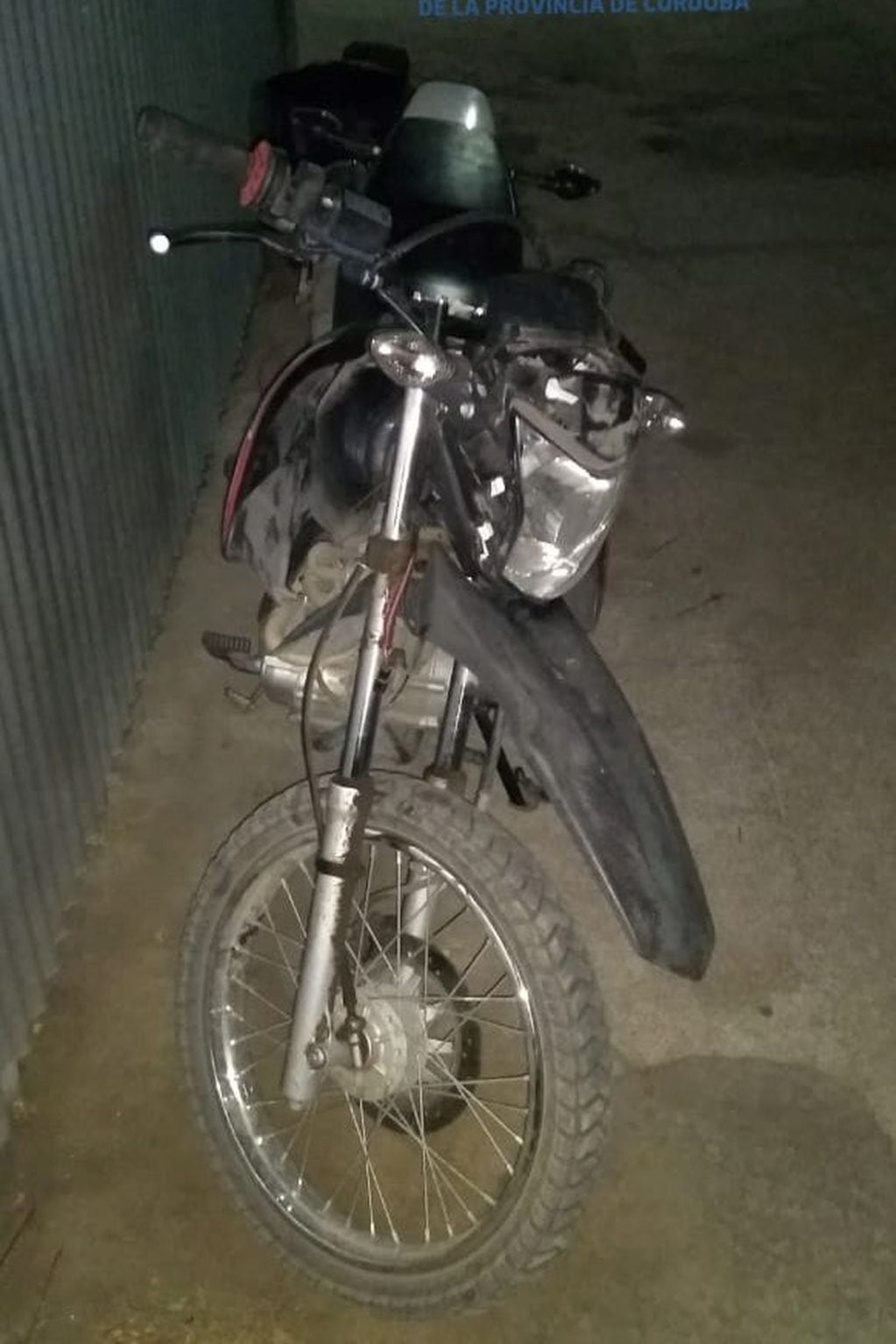 Policía recuperó la moto robada a la pareja de Bomberos de Arroyito