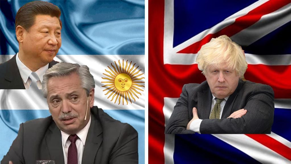 El apoyo chino a Argentina molesta a las autoridades británicas en Reino Unido y en las islas.