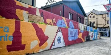 Nuevo mural en Ushuaia