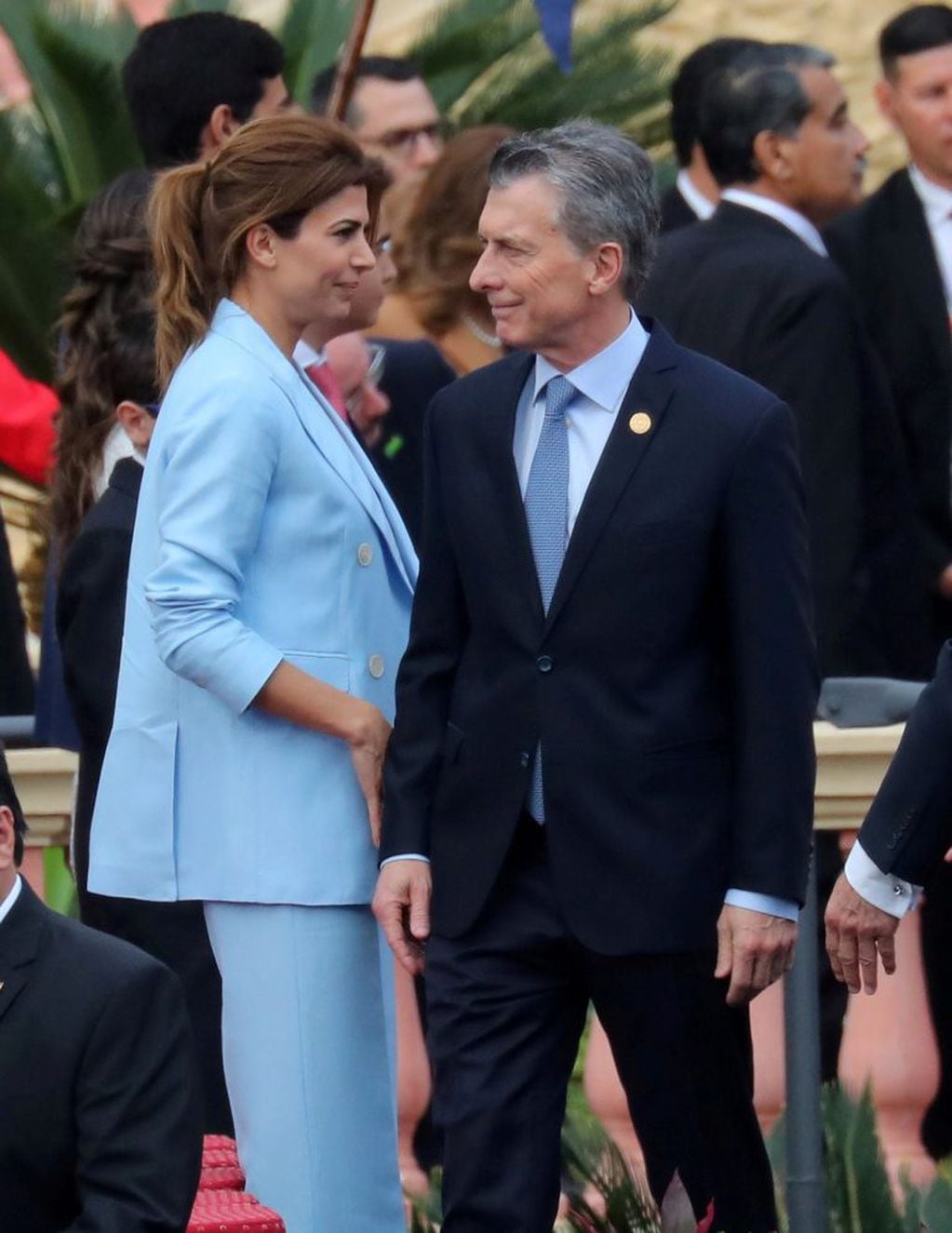 Mauricio Macri y  Juliana Awada.