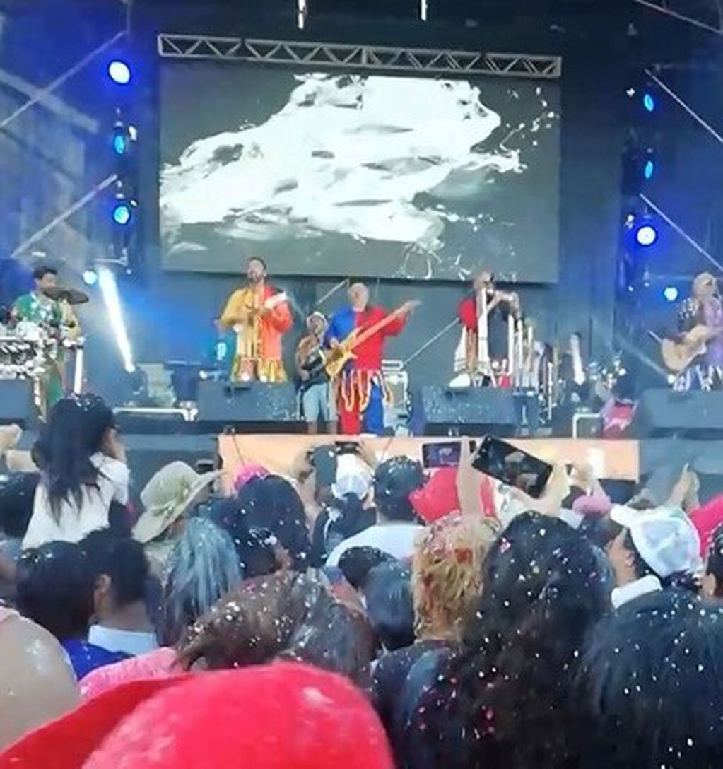 Los Tekis, en show gratuito en la tarde del sábado de carnaval.