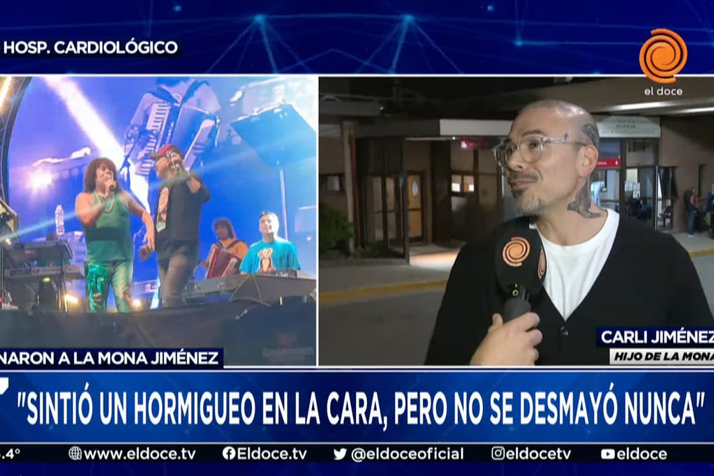 Carli Jiménez habló de la salud de su padre con El noticiero de El Doce. (Foto: Captura de pantalla)