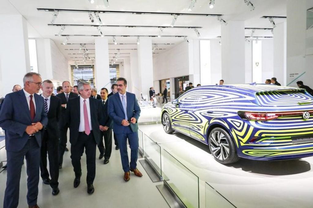 El Presidente se reunió con ejecutivos de Volkswagen. (crédito: presidencia)