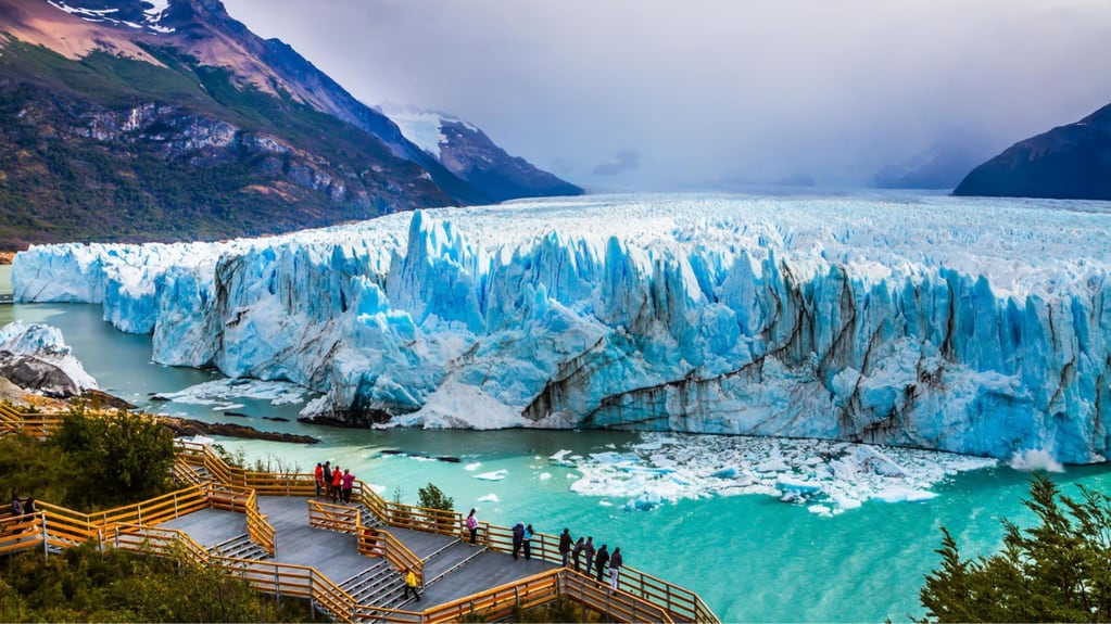El Glaciar Perito Moreno.