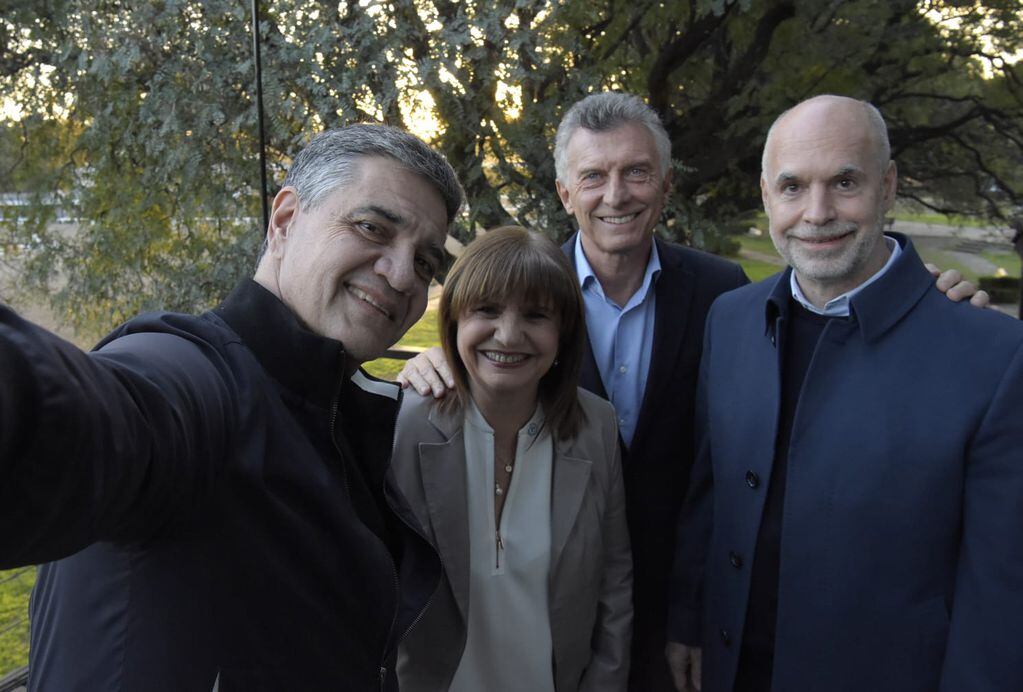 Jorge Macri, Bullrich, Mauricio Macri y Larreta.