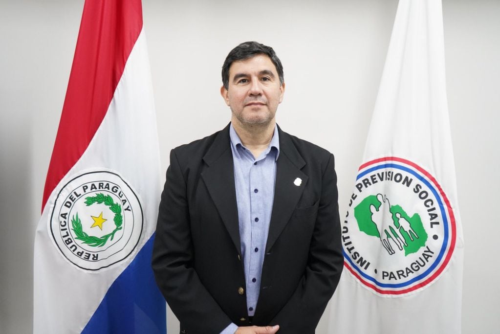 Osvaldo Insfrán, médico de la Selección de Paraguay.