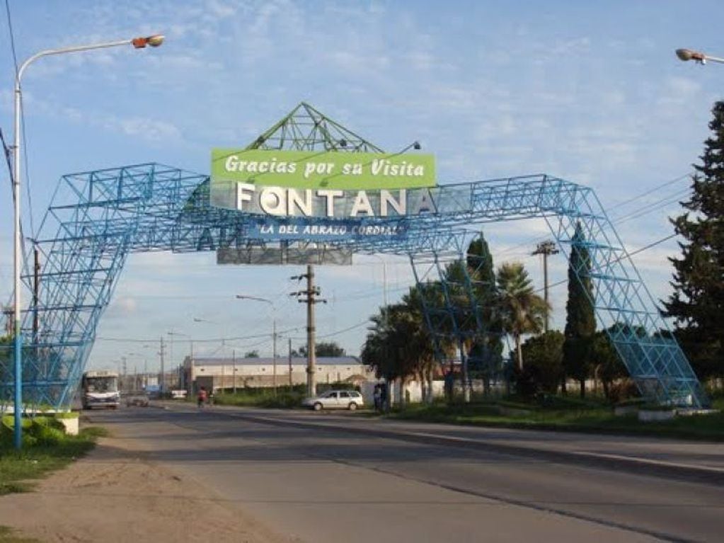 Entrada a Fontana, Chaco (Diario Chaco)