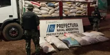 Casi 12 toneladas de soja ilegal fueron incautadas en El Soberbio