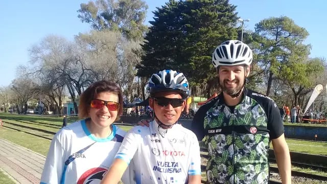 Marcelo Meza, joven deportista de Pérez, obtuvo el primer puesto en la “Rural Bike”