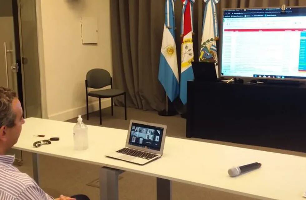 Javkin encabezó una nueva reunión del Consejo de Gestión de Riesgo virtual (Municipalidad de Rosario)