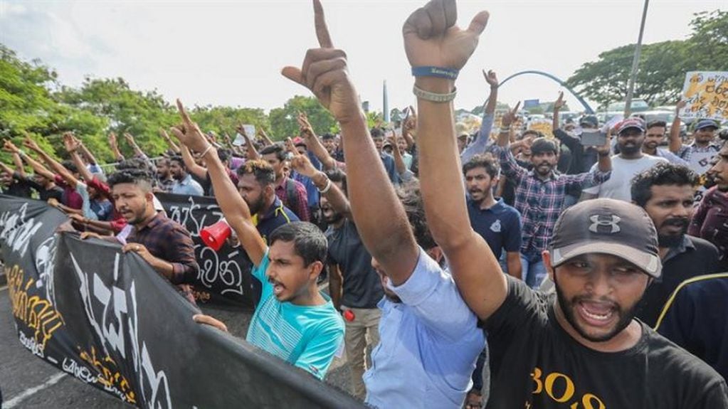 Las protestas en Sri Lanka llevan tres meses. 