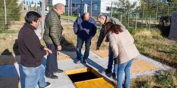 El intendente Sánchez recorrió las obras de cloacas de los barrios Florentino y country Zurita