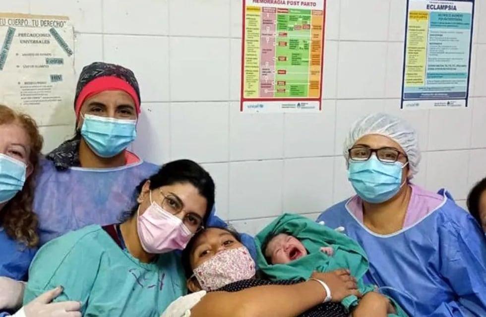 Teresita, la primera beba del 2022 nació en Santiago del Estero