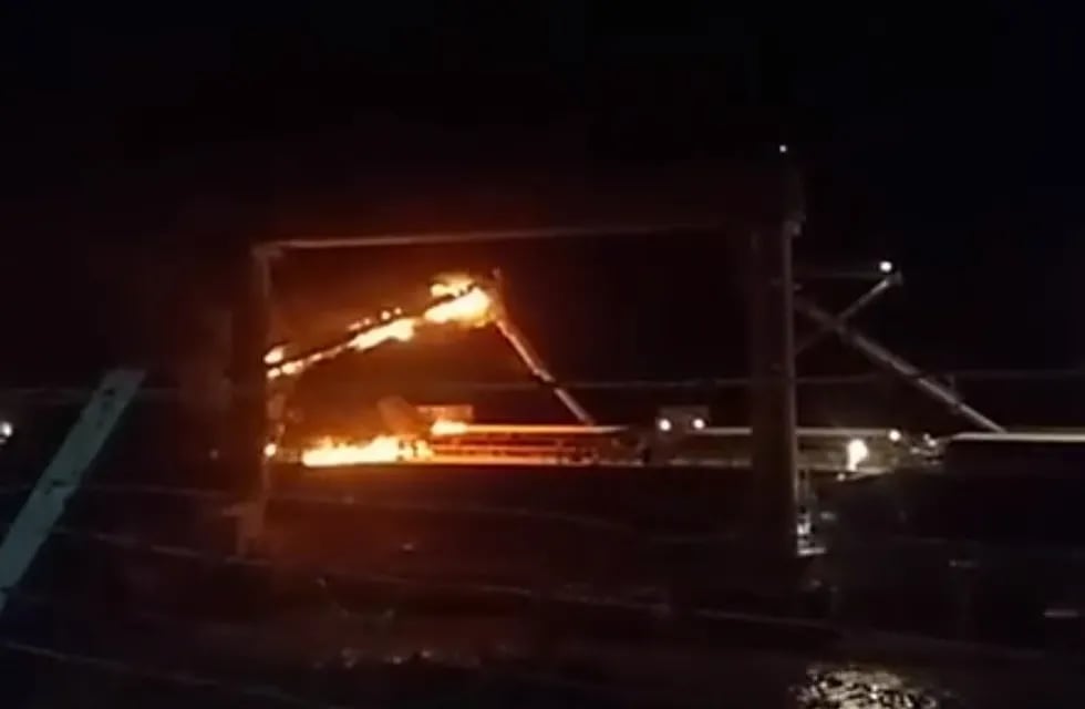 Se incendió una cinta transportadora en Cargill.