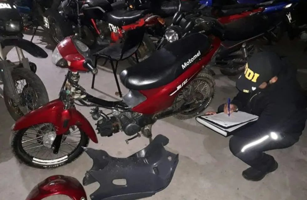 fuga motocicleta robada