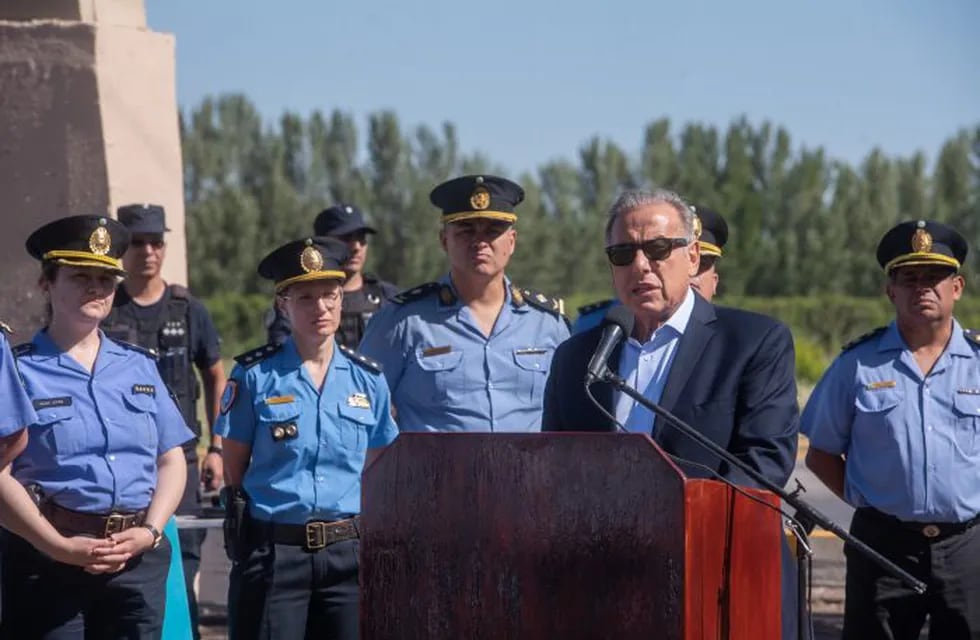 Ministro de Seguridad de Mendoza, Raúl Levrino. Foto: Gobierno de Mendoza