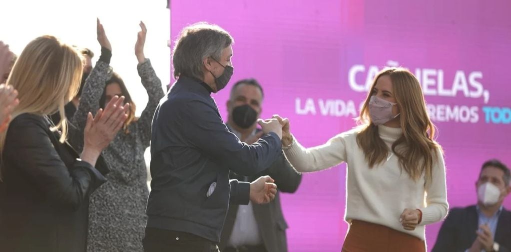 Máximo Kirchner y Victoria Tolosa Paz