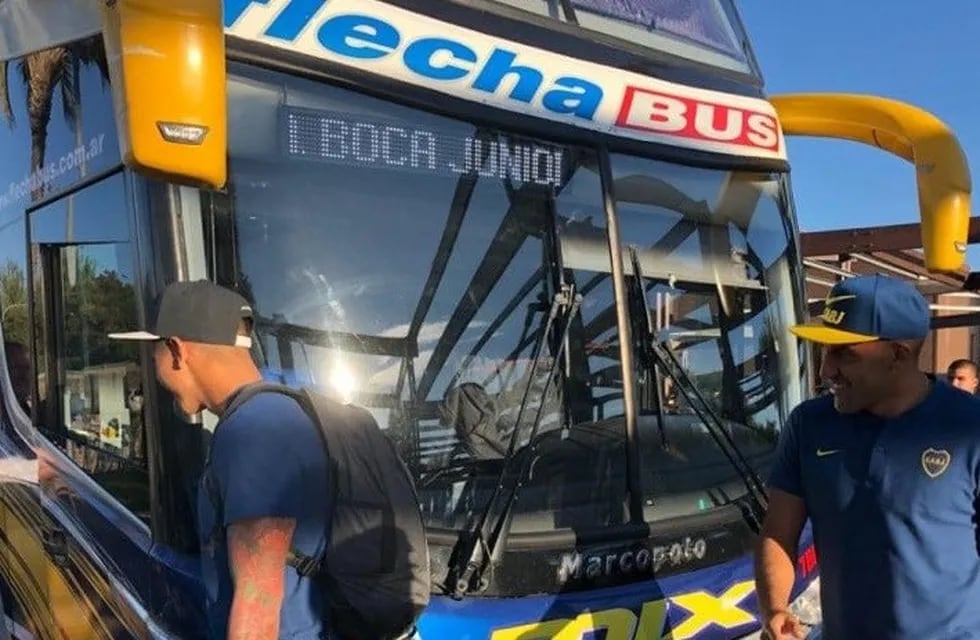Micro de Boca Juniors.